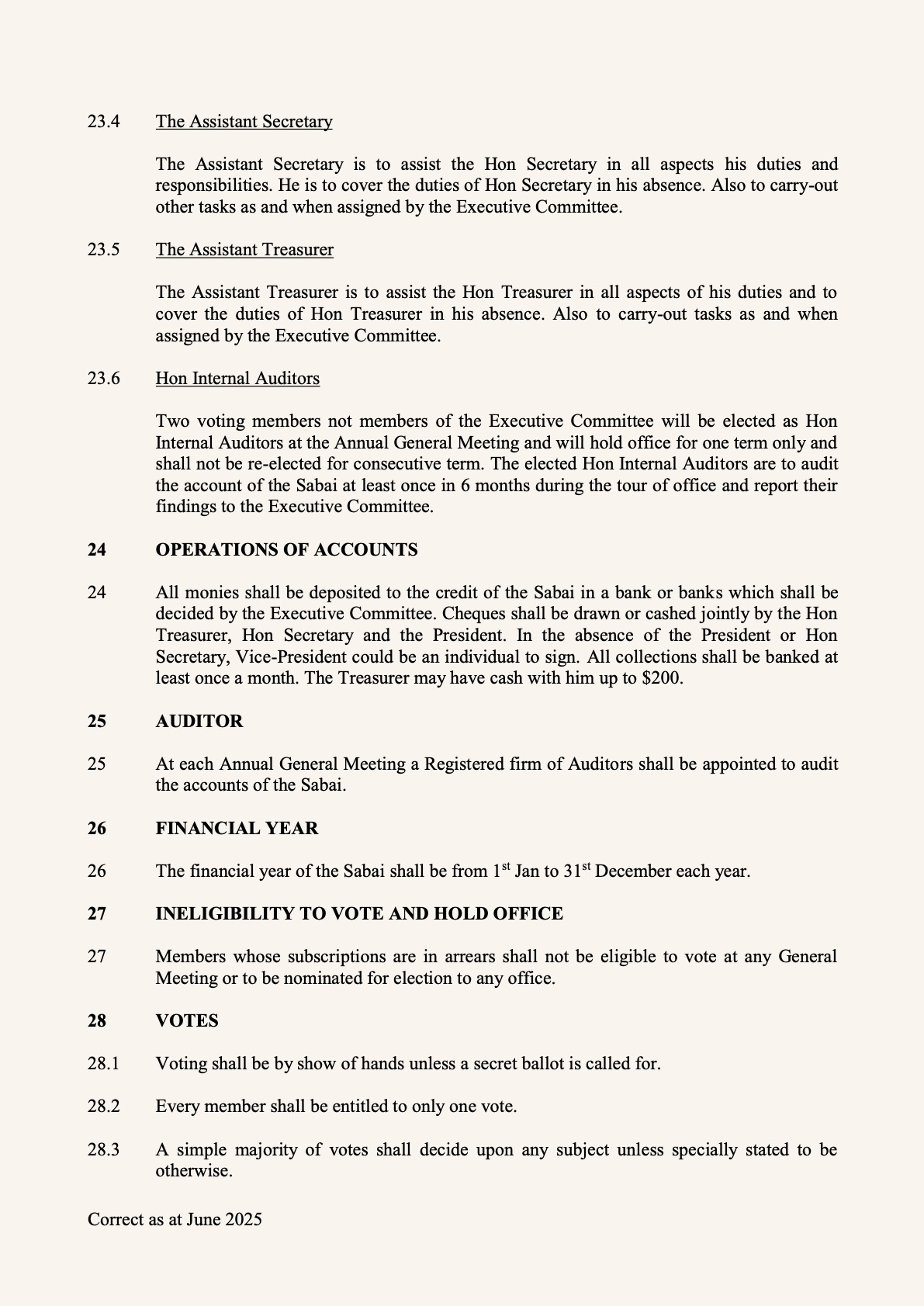 Rules and Bye-laws — page 7