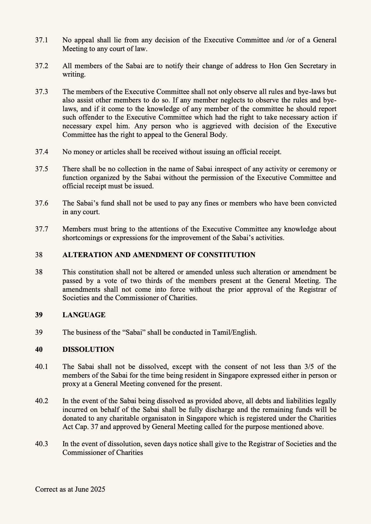 Rules and Bye-laws — page 9